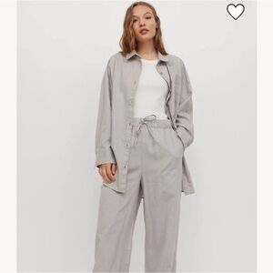 XL/1X 100% linen suit